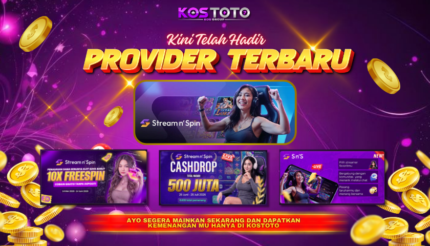 TELAH HADIR PROVIDER TERBARU STREAM N SPIN
